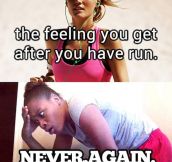 That Strange Feeling After You Run
