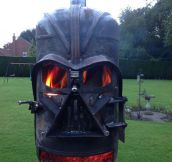 Epic Darth Vader Fire Pit