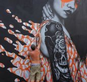 Epic Street Artist In Brazil