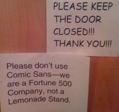 The Problem With The Comic Sans Font