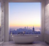 The View From The Bathroom Of A 95 Million Dollar NYC Apartment