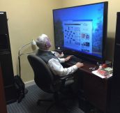Grandpa Knows How To Buy A Monitor