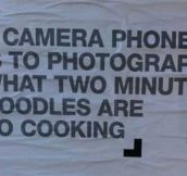 Camera Phones Vs. Real Photography