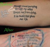 How To Correctly Fix A Tattoo