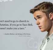Justin Bieber On Being A Christian