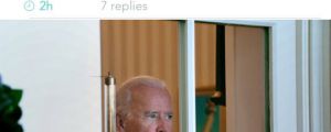 Biden Looks A Little Disappointed