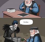 George R. R. Martin Buying His Notebooks