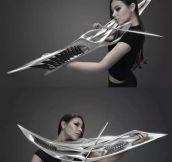 This Metal Violin Looks Deadly