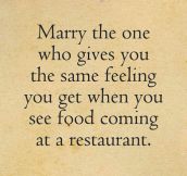 The One You Should Marry