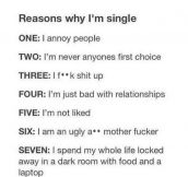 And That’s Probably Why I’m Single