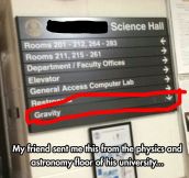 Science Hall Humor