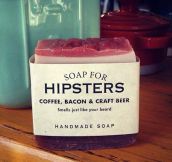Soap For Hipsters Only