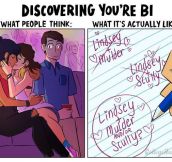 What People Think Being Bisexual is Like vs. What It’s Really Like