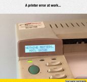 Printer Error