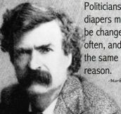Mark Twain On Every Politician