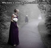 Creepy Wedding Photo