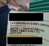 Medication Directions