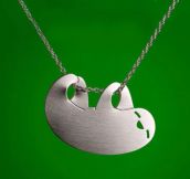 Clever Sloth Necklace