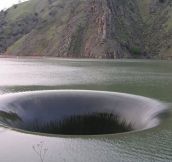 Scary hole in Monticello, California