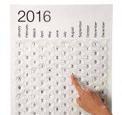 Awesome Bubble Wrap Calendar