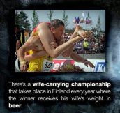 Wife-Carrying Championship