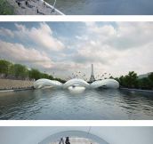 This Inflatable Bridge In Paris, France Is Awesome