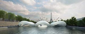 This Inflatable Bridge In Paris, France Is Awesome