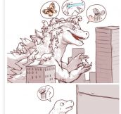 Godzilla On Take Your Child To Work Day
