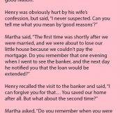 Old Man Asks His Wife If She’s Ever Been Unfaithful. Her Reply Leaves Him In Complete Shock.