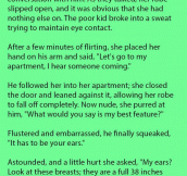 Paper Boy Broke Into Sweat Trying To Maintain Eye Contact When Her Robe Slipped Open. What Followed Will Leave You In Stitches.