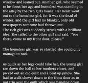 Rich Girl Helps Poor Girl Expecting Her To Return The Favor. What Followed Is Gold.