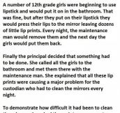 This School Had A Serious Bathroom Problem. Until The Janitor Did This.