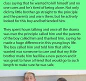 Little Brother Sees Shocking Text From A Kid In His Class. His First Action Is Something She Didn’t Expect From An 8th Grader.