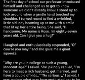 Man Is Shocked To See This Woman In College. But What Followed Is Priceless.