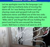 The Mom Was Shocked When Her Son Did This When She Tried To Prank Him.