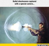 The Physics Behind Bullet Shockwaves