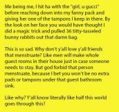 Woman Is Embarrassed To Ask Her Friend If She Had A Spare Tampon. Her Friend’s Reply Is What She Never Expected.