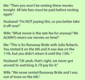 He Kept Arguing With The Clerk For Late Fees Until He Realized His Mistress Had Rented The Movie. His Wife’s Comeback Is Priceless.