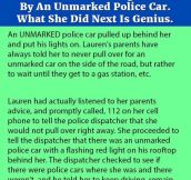 This Woman Was Being Followed By An Unmarked Police Car. What She Did Next Is Genius.