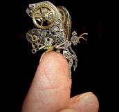 Steampunk Fairy Made From Watch Parts