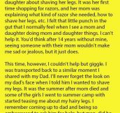 This Single Dad Had To Teach His Daughter To Shave Her Legs. But How His Daughter Remembered It Is Priceless.