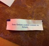 Fortune Cookie Laziness