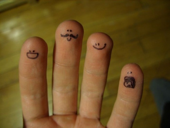 clip image01117 The Best Creative Drawings on Fingers