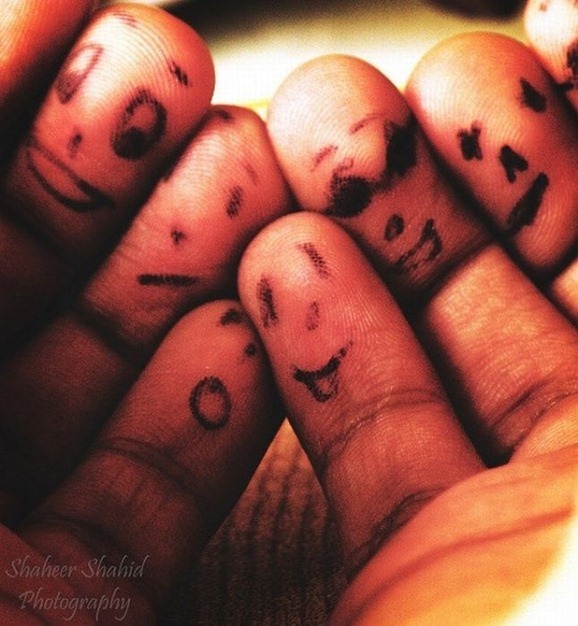 clip image0335 The Best Creative Drawings on Fingers