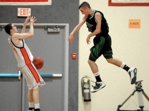 A 4 point Basketball Shot A 4 point Basketball Shot