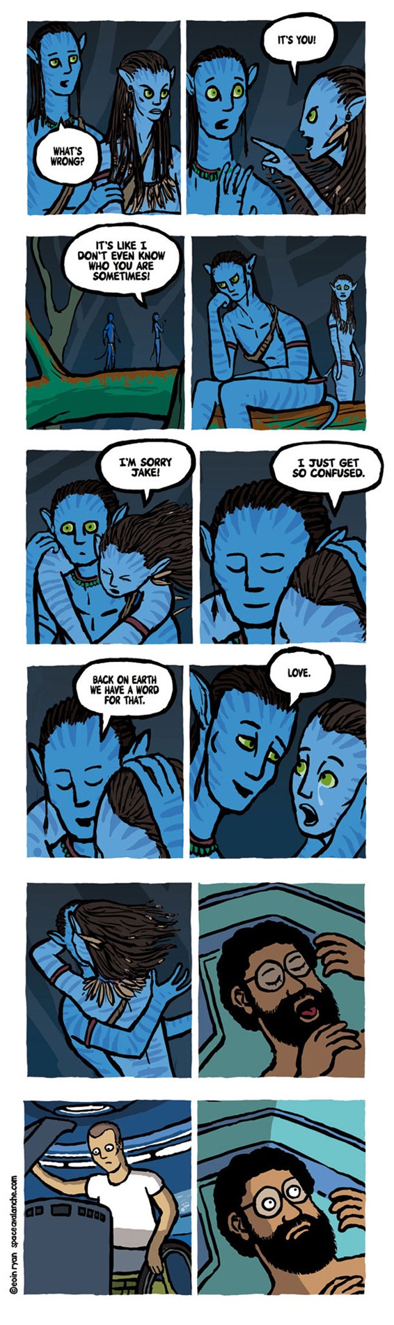 Avatars Awkward Deleted Scene New Deleted Scene from Avatar [Comic]