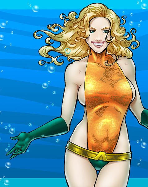 01 Aqua Man If Our Favorite Male Superheros Were Sexy Women