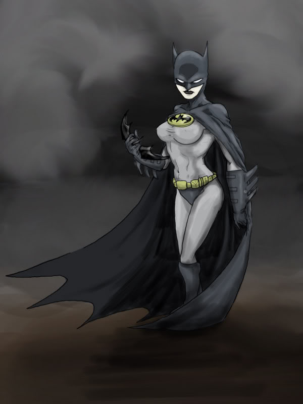04 Batman If Our Favorite Male Superheros Were Sexy Women