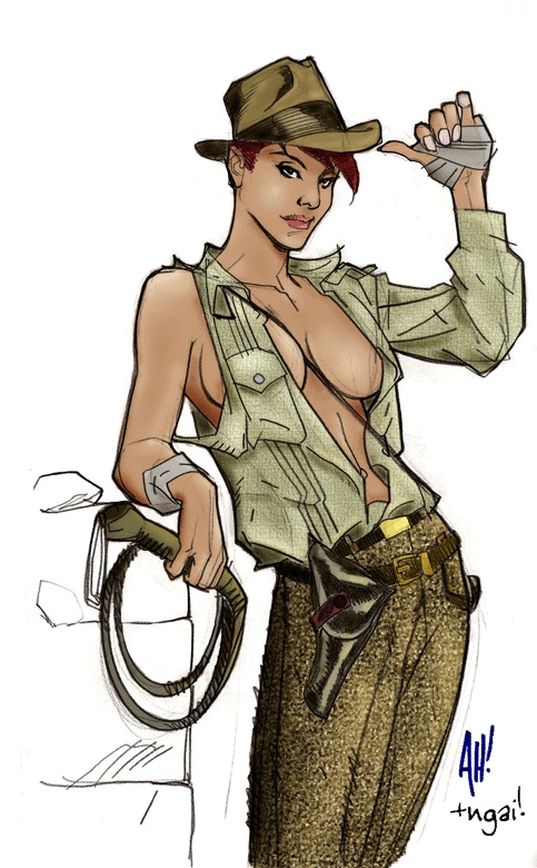 20 Indiana Jones If Our Favorite Male Superheros Were Sexy Women
