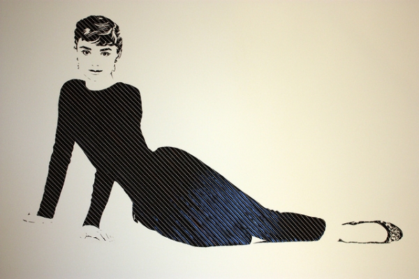 Audrey Hepburn1 Erika Simmons Creates Amazing Celebrity Portraits with Cassette Tapes (34 Pics)